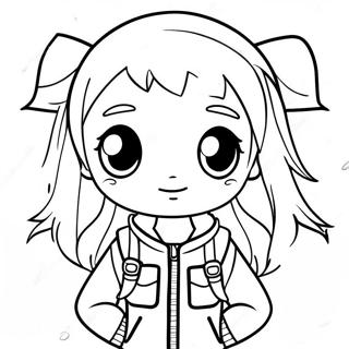 Gacha Life Tomboy Coloring Pages