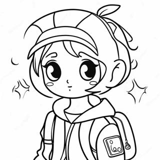 Cool Gacha Life Tomboy Coloring Page 87132-27716