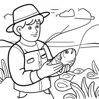 Fishing Coloring Pages