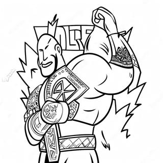 Wwe Championship Match Coloring Page 87261-27810