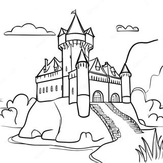 Traditional Irish Castle Coloring Page 87288-27836