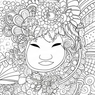 Dot Arts Coloring Page 87362-27882