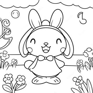 My Melody Coloring Pages