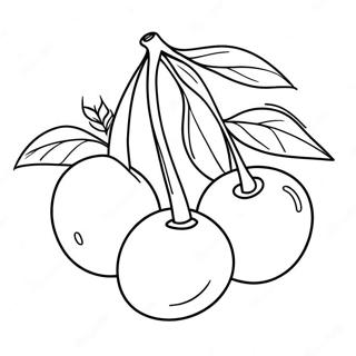 Cherries Coloring Page 87543-28022