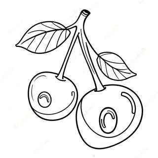 Cherries Coloring Page 87543-28024