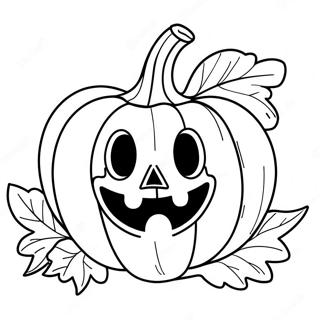 Playful Pumpkin Coloring Page 87621-28090