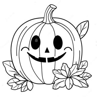 Playful Pumpkin Coloring Page 87621-28091