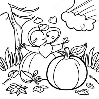 Happy Harvest Coloring Page 87623-28098