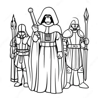 Sith Lords Coloring Page 87700-28157
