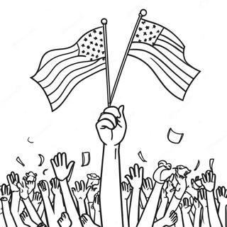 Colorful Flag Day Celebration Coloring Page 87774-28206