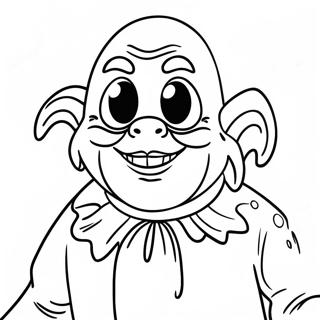 Goosebumps Ghostly Figure Coloring Page 87853-28280