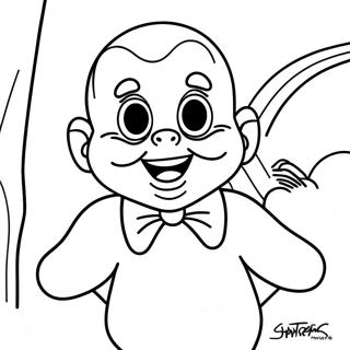 Goosebumps Ghostly Figure Coloring Page 87853-28460