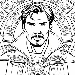 Doctor Strange With The Eye Of Agamotto Coloring Page 87930 28514
