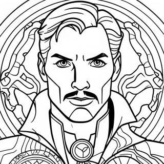 Doctor Strange With The Eye Of Agamotto Coloring Page 87930 28516