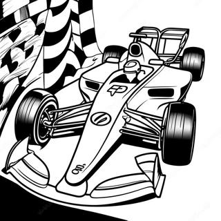 Fast Formula 1 Race Car Coloring Page 88006-28386