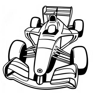 Fast Formula 1 Race Car Coloring Page 88006-28387