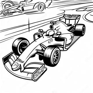Colorful Formula 1 Circuit Coloring Page 88008-28574