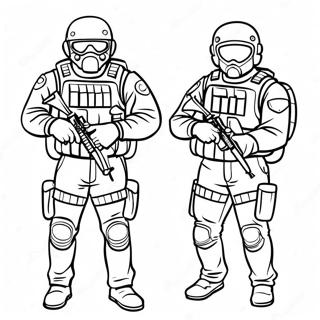 Swat Team Coloring Page 88031-28582