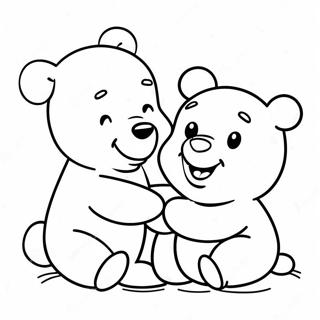 Charming Baby Winnie The Pooh And Piglet Coloring Page 88060 28615