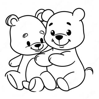 Charming Baby Winnie The Pooh And Piglet Coloring Page 88060 28616