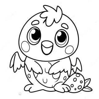 Hatchimal Coloring Pages