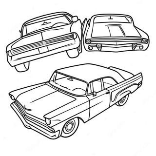 Classic Low Rider Coloring Page 88160-28681