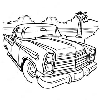 Classic Low Rider Coloring Page 88160-28683