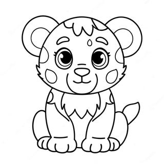 Cute Leo Cub Coloring Page 88185-28703