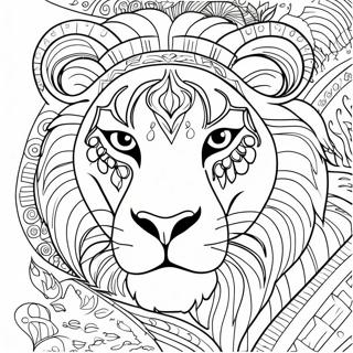 Majestic Adult Leo Coloring Page 88186-28705