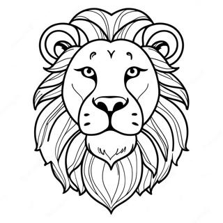Majestic Adult Leo Coloring Page 88186-28707