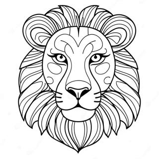 Majestic Adult Leo Coloring Page 88186-28708