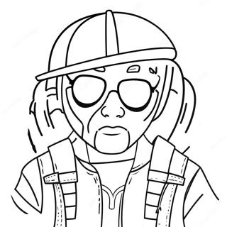 Cool Dope Characters Coloring Page 88235-28742