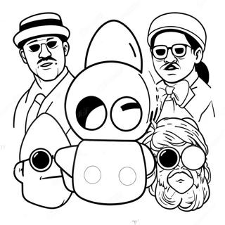 Cool Dope Characters Coloring Page 88235 28744