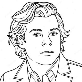 Harry Styles Coloring Pages