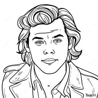 Harry Styles Coloring Page 88337-28820