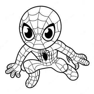 Cute Spiderman Coloring Page 88570-28997