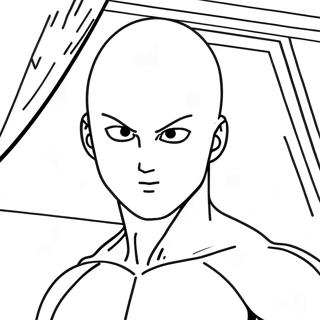 One Punch Man Coloring Page 88621-29039