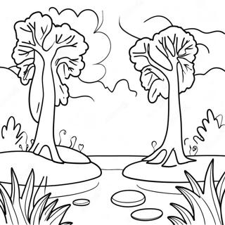 Ecosystem Coloring Pages