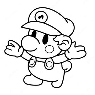 Paper Mario Coloring Page 88725-29118