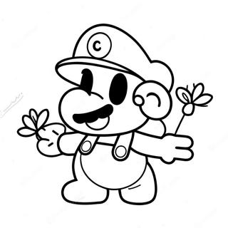 Paper Mario Coloring Page 88725-29120