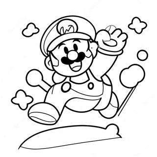 Paper Mario Jumping Adventure Coloring Page 88726-29123