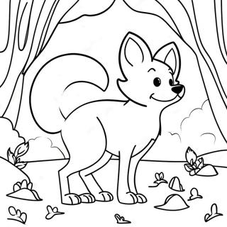 The Fox And The Hound Coloring Pages
