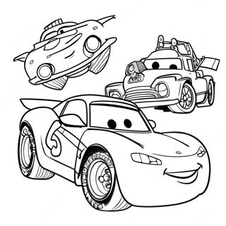 Cars 2 Coloring Page 88777-29157