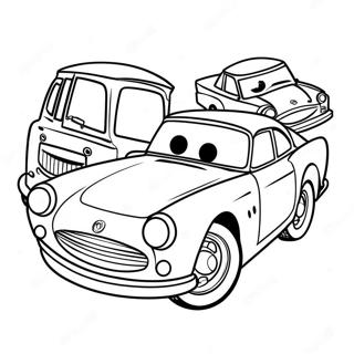 Cars 2 Coloring Page 88777-29159