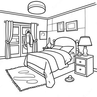 Room Coloring Pages