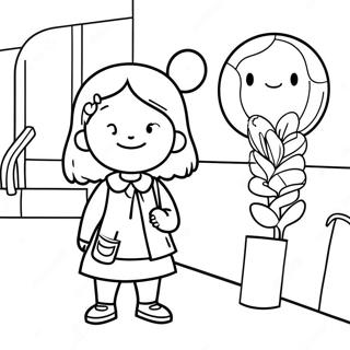 First Day Of School Kindergarten Coloring Page 88853-29219