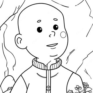 Adventurous Caillou Coloring Page 88880-29241