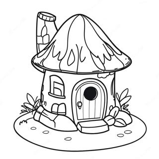 Fairy House Coloring Pages