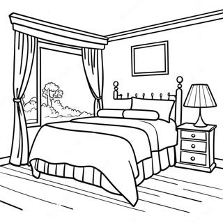 Bedroom Coloring Pages