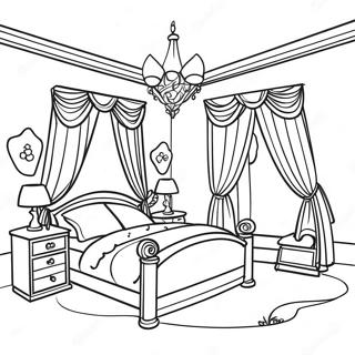 Bedroom Coloring Pages